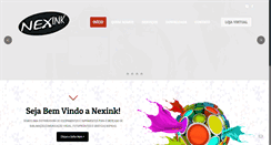 Desktop Screenshot of nexink.com.br