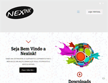 Tablet Screenshot of nexink.com.br